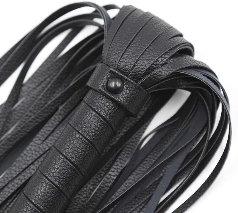 Master Cuffs + Pleasure Me Flogger + Ball Gag Combo Kit