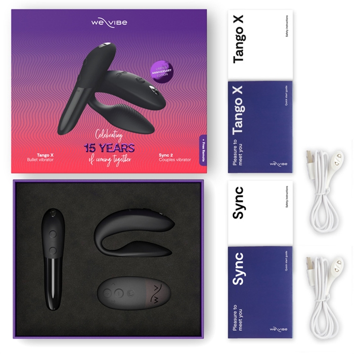 We-Vibe - 15 Year Anniversary Collection - Sync 2 & Tango X Combo Kit