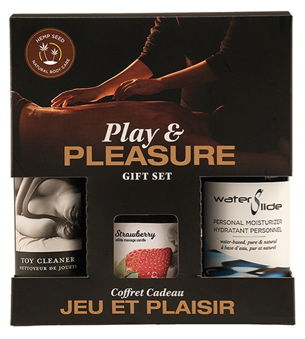 Earthly Body - Play & Pleasure Gift Set - Strawberry