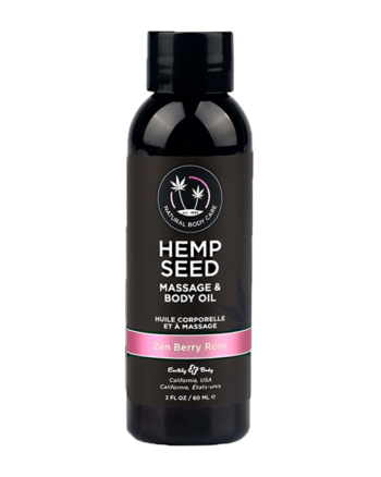 Hemp Seed - Massage Oil - Zen Berry Rose