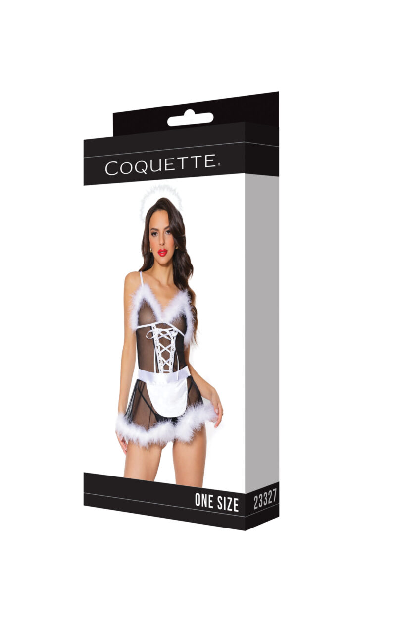 Maid Marabou Babydoll