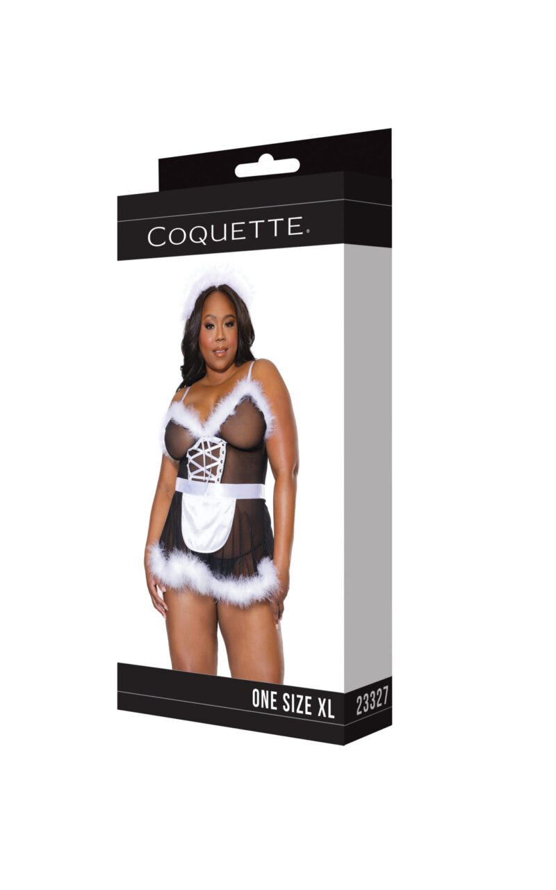 Maid Marabou Babydoll