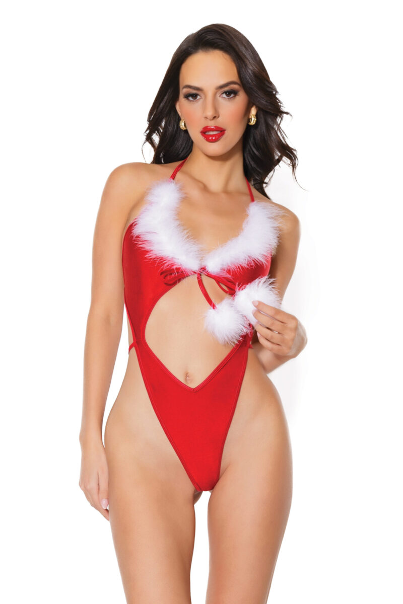 Santa Baby Marabou Teddy