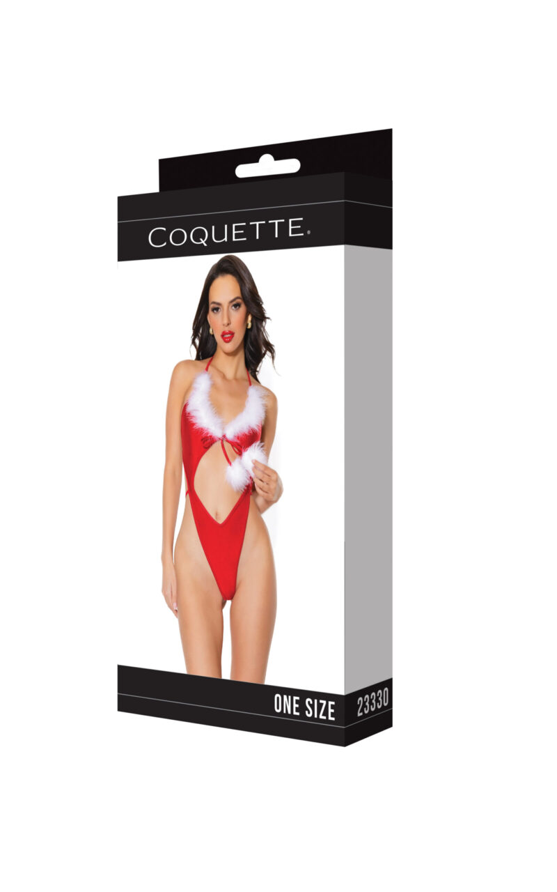 Santa Baby Marabou Teddy