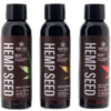 Hemp Seed - Gift Set of Three Holiday Massage Oils
