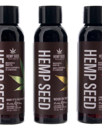 Hemp Seed - Gift Set of Three Holiday Massage Oils