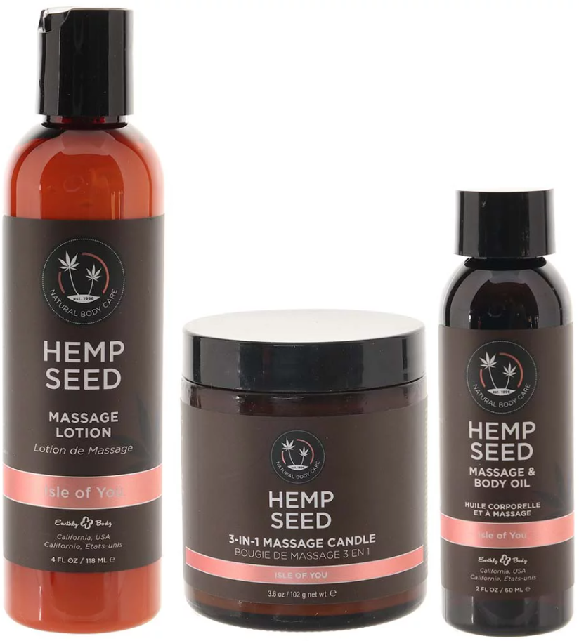 Hemp Seed - Massage In A Box - Isle Of You