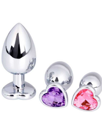Revel Heart Gem Anal Plug Set