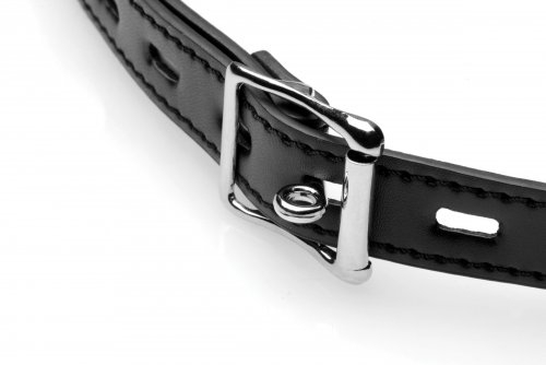 Strict - Silicone Ball Gag with Nipple Clamps
