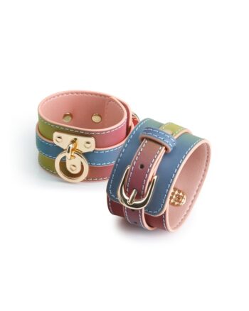 Spectra Bondage - Wrist Cuffs - Rainbow