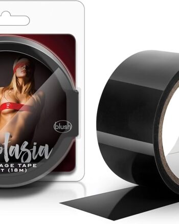Blush - Temptasia - Bondage Tape - 6 Feet - Black