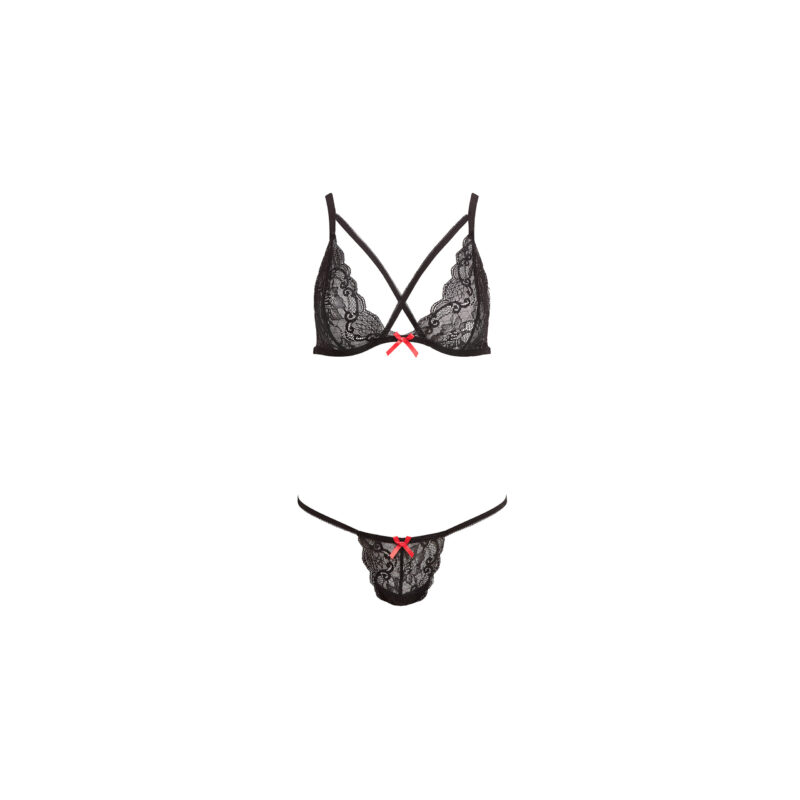 Barely Bare - X Strap Bralette Set