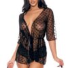 Barely Bare - Sheer Dotted Robe