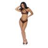 Barely Bare - Cross Halter Bralette & Panty