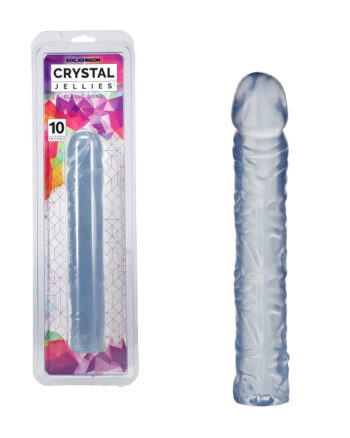 Crystal Jellies - 10" Classic Dong - Clear
