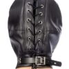 Fetish Tentation - Open Mouth & Eyes Vegan Leather Hood