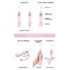 LoveToLove - O Mega Dual Ended Vibe - Baby Pink