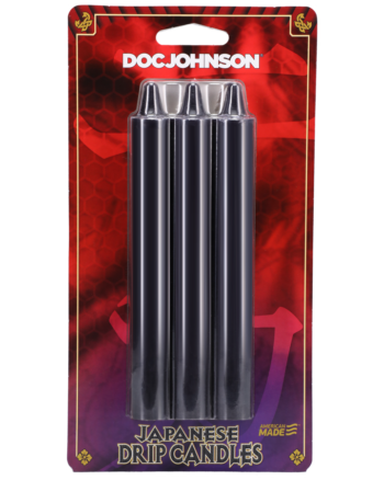 Japanese Drip Candles - Set of 3 - Black