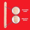 Doc Johnson - 18" Veined Double Header - White