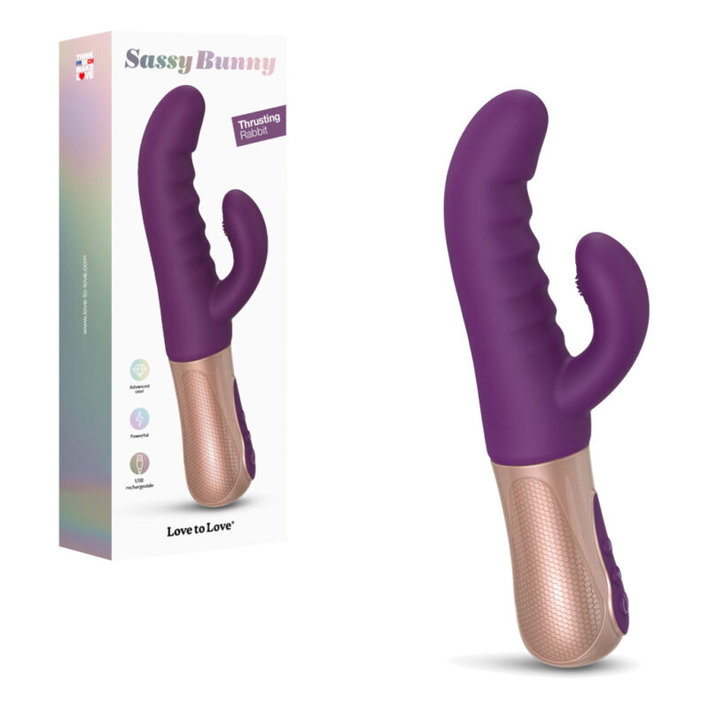 LoveToLove - Sassy Bunny - Thrusting Vibrator