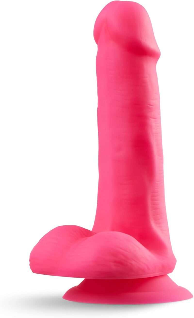 Blush - Neo Elite - 6" Silicone Dual Density Cock w Balls