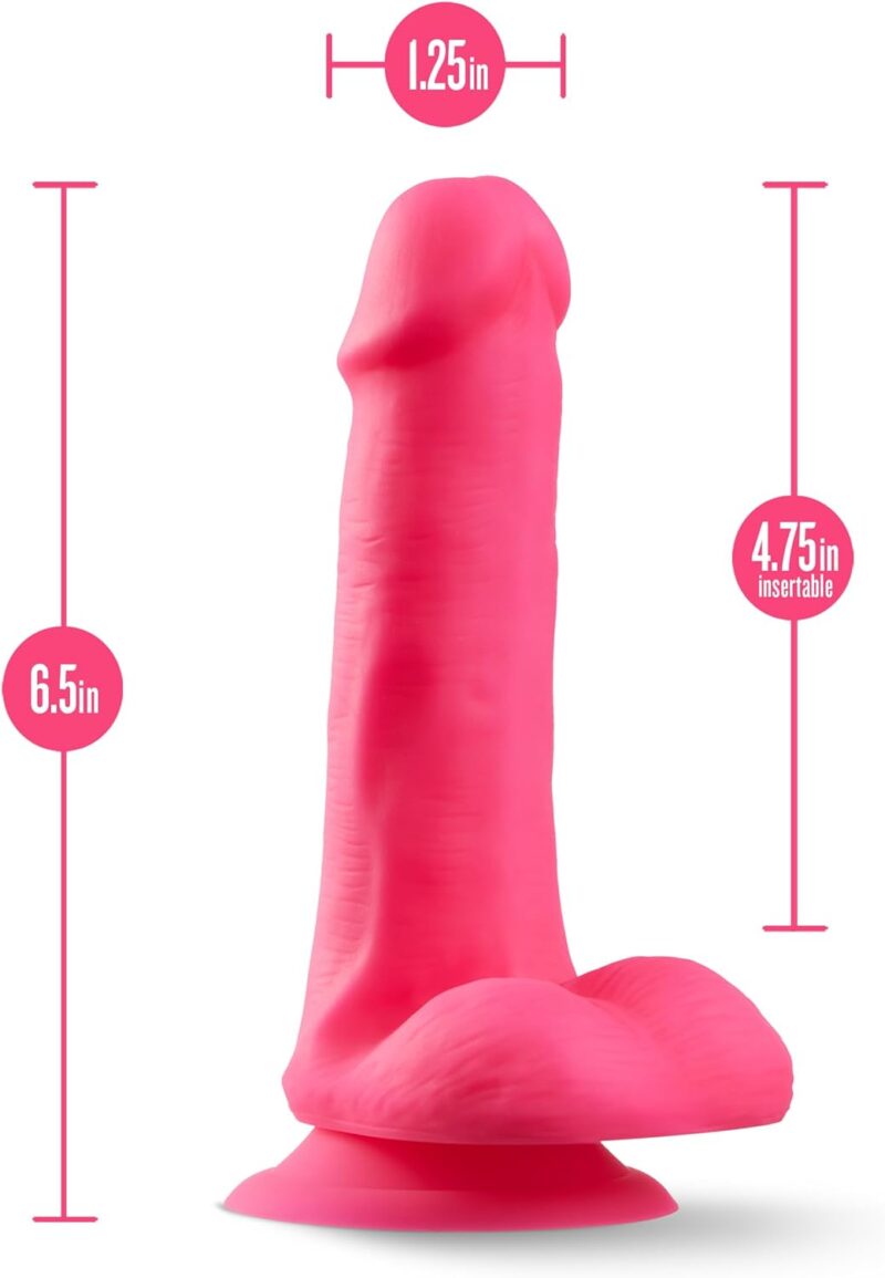 Blush - Neo Elite - 6" Silicone Dual Density Cock w Balls