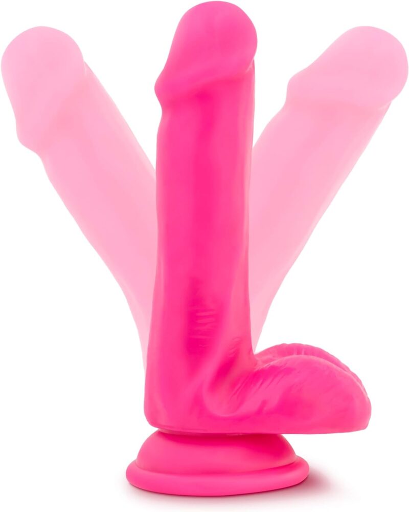 Blush - Neo Elite - 6" Silicone Dual Density Cock w Balls