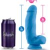 Blush - Neo Elite - 7" Silicone Dual Density Cock With Balls