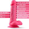 Blush - Neo Elite - 6" Silicone Dual Density Cock w Balls