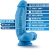 Blush - Neo Elite - 7" Silicone Dual Density Cock With Balls