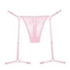 Adore - Say It With Garters Crotchless Panty - Pink