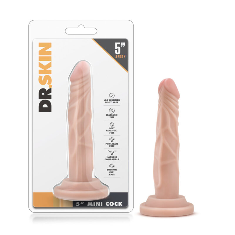 Blush - Dr. Skin - Realistic Cock - Basic 5 Inch Mini Cock