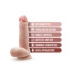 Blush - Dr. Skin - Dr. Paul - 7.25 Inch Dildo With Balls - Beige