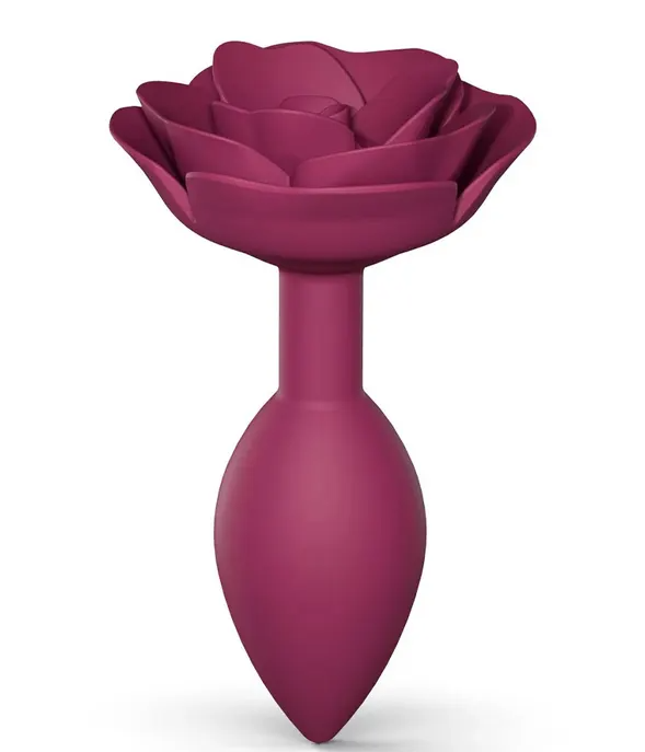 LoveToLove - Open Roses Silicone Plug - Medium