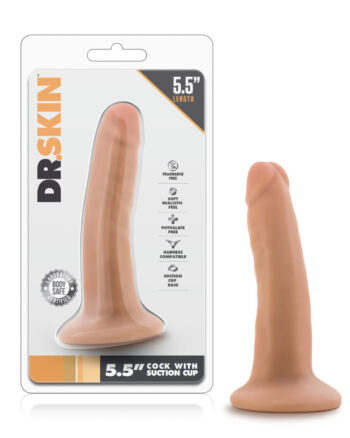 Blush - Dr. Skin - 5.5 Inch Cock With Suction Cup