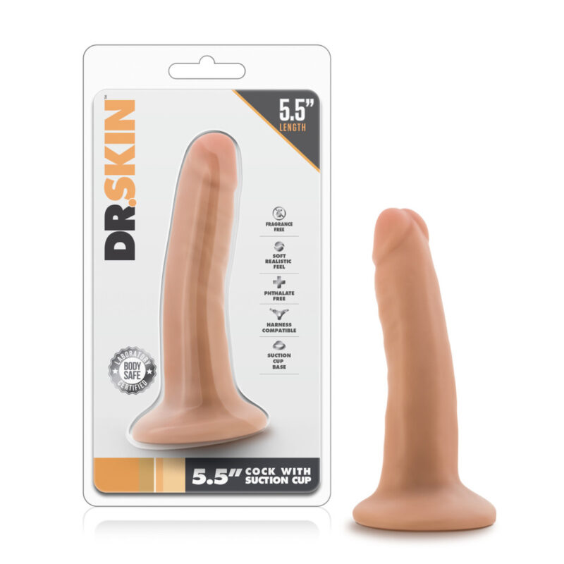 Blush - Dr. Skin - 5.5 Inch Cock With Suction Cup