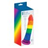 Blue Bunny - Zazou - 8" Rainbow Dildo