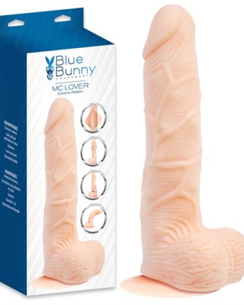 Blue Bunny - McLover - 8.5" Silicone Dildo