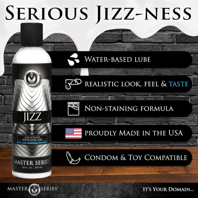 Master Series - Jizz - Cum Scented Water-Based Lube