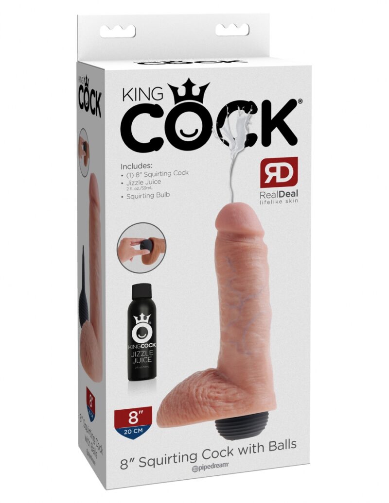 King Cock 8" Squirting Cock