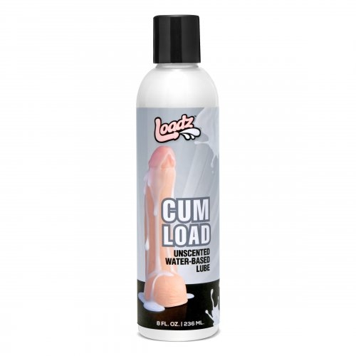 Loadz - Cum Load - Unscented Water-Based Lubricant - 8oz