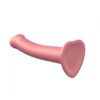 Strap-On-Me - Mono Density Dildo - Metallic Rose