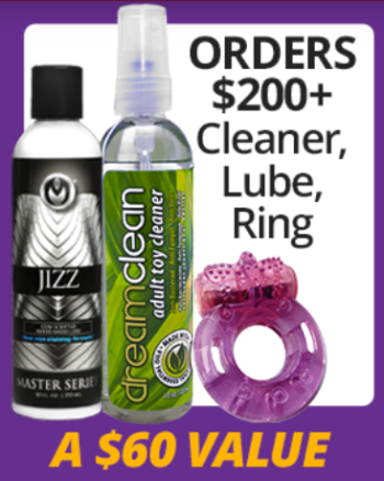 DreamClean & Vibe Ring & Master Series Lube