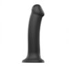 Strap-On-Me - Dual Density Bendable Dildo - Black