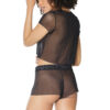 See-Through Crop Top & Short Set