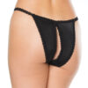 High Leg Crotchless Panty