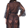Sheer Eyelash Lace Robe