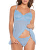 Light Blue Babydoll & Matching Thong