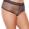 Plus Size High Waisted Dotted Panty