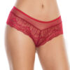 Merlot Back Lace Up Panty